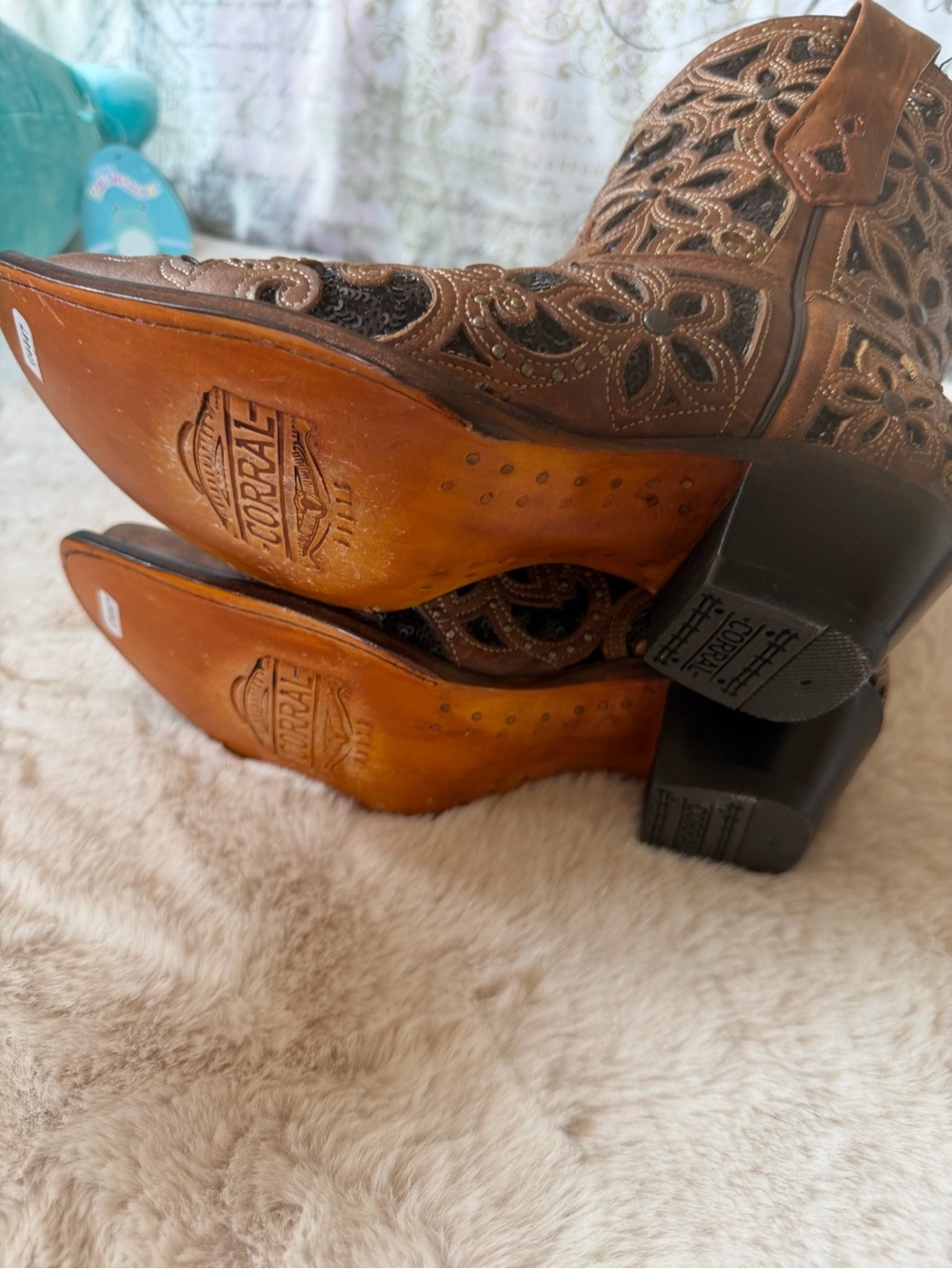Women's Brown western boots new in box - Picture 5 of 7